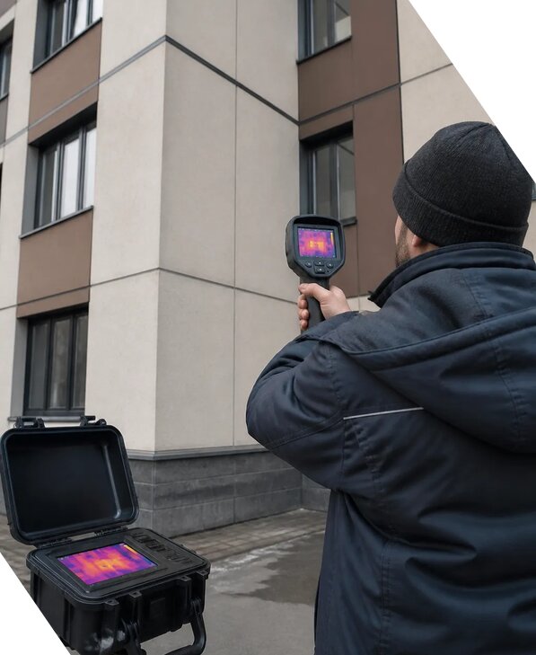 Тепловизионное обследование зданий и сооружений в Малгобеке